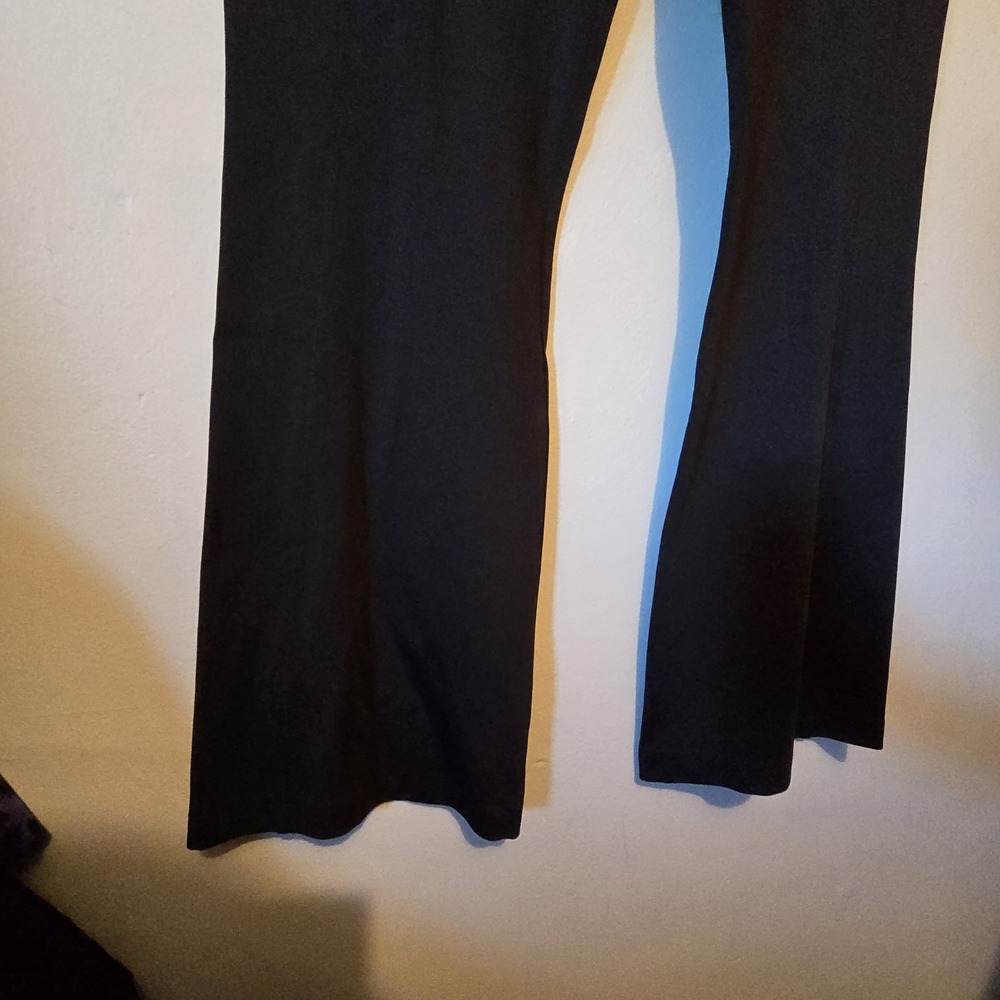 Athleta NWT Delancey Flare Pants Women's LG Black #986044 Work Office Stretch - Picture 3 of 12